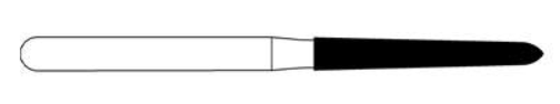 Боры алмазные 373L -  3 шт.