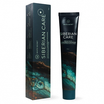 Зубная паста White Secret Siberian Care - 75 мл.
