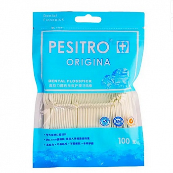 Флоссер нить-зубочистка Pesitro Origina - 100 шт.