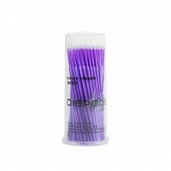 Аппликаторы Сlassic UltraFine фиолетовые Dispodent 100 шт.