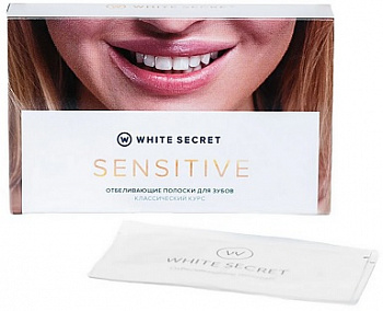 Отбеливающие полоски White Secret Sensitive - 28 шт.