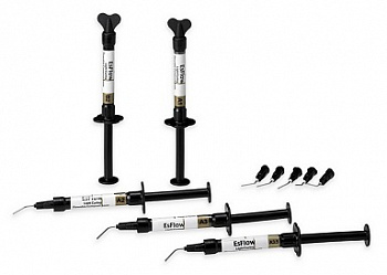 Ес флоу EsFlow жидкотекучий композит цвет A3.5 Spident 2 гр. - 2 шт.